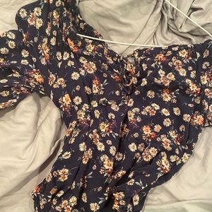 cute floral blouse